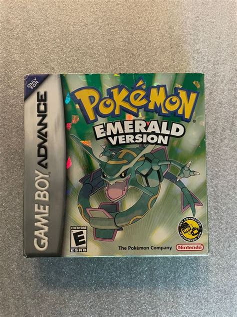 gameboy advance pokemon emerald version|pokemon emerald authentic for sale.